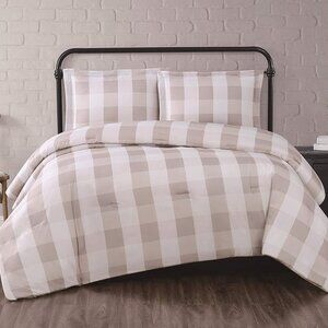 Truly Soft Everyday - Full/Queen Comforter + Sham Set (Plaid Collection)